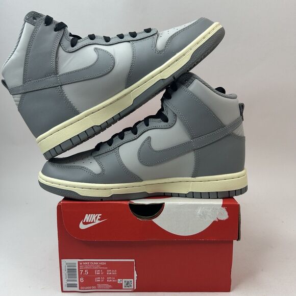 Nike Dunk High WMNS “Aged Grey/Grey Sail” 2023 - Picture 3 of 5